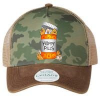 Pomeranian Happy Pills Legacy Tie Dye Trucker Hat