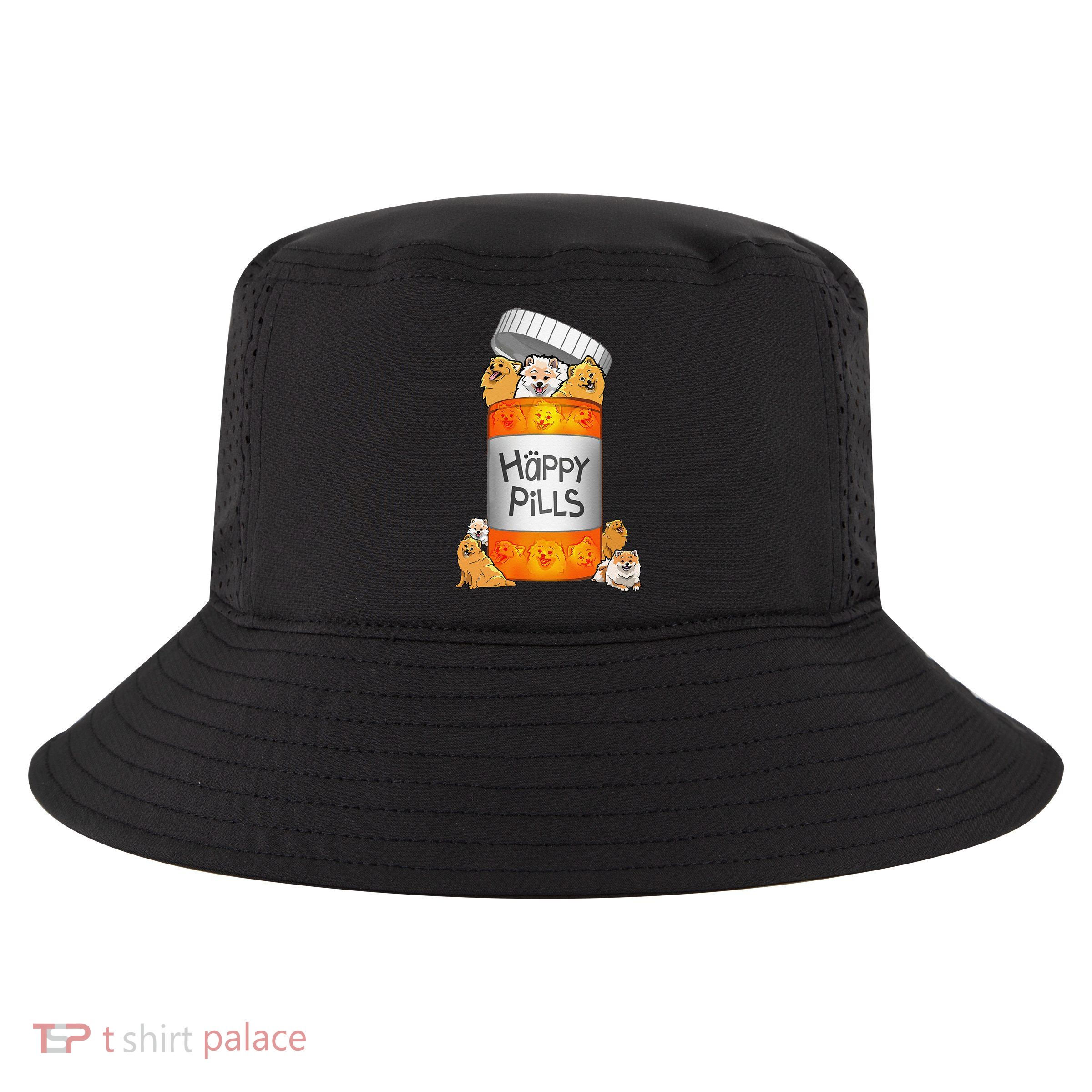 Pomeranian Happy Pills Cool Comfort Performance Bucket Hat