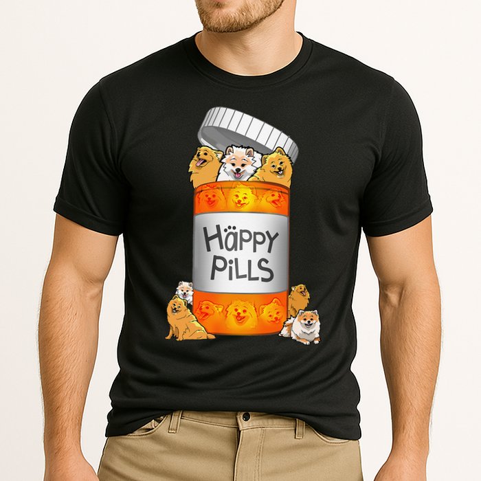 Pomeranian Happy Pills Performance Shirt