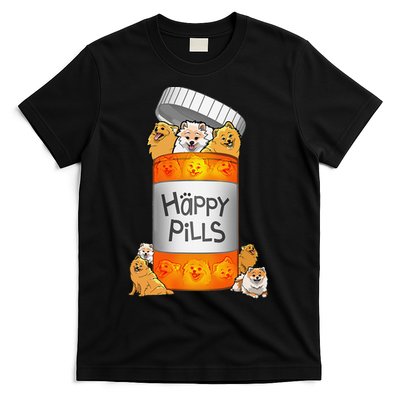 Pomeranian Happy Pills T-Shirt