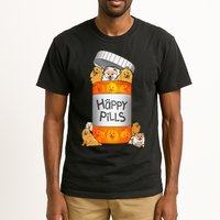 Pomeranian Happy Pills Tall T-Shirt