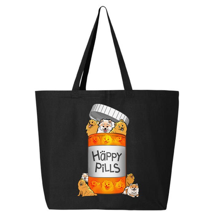 Pomeranian Happy Pills 25L Jumbo Tote