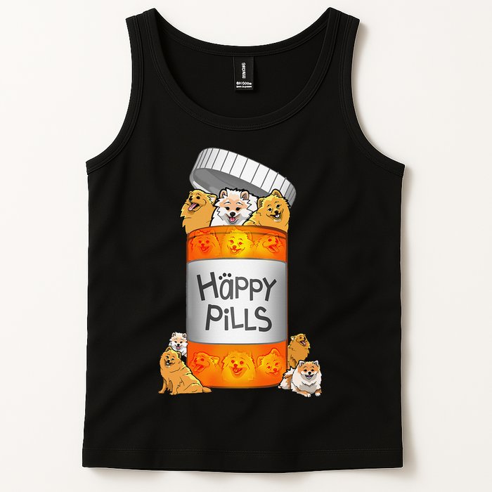Pomeranian Happy Pills Tank Top