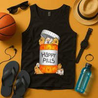 Pomeranian Happy Pills Tank Top