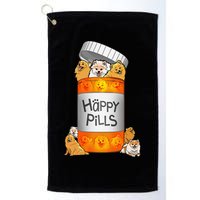 Pomeranian Happy Pills Golf Towel
