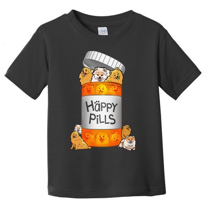 Pomeranian Happy Pills Toddler T-Shirt