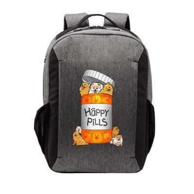 Pomeranian Happy Pills Vector Backpack