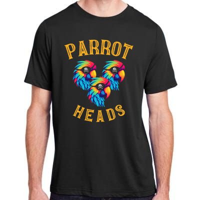 Parrot Heads Parrot Pirates Relax Vacation Adult ChromaSoft Performance T-Shirt