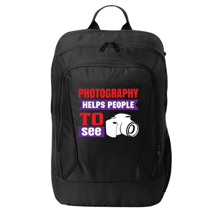 Photography Helps People To See City Backpack