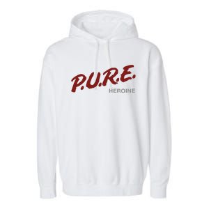 Pure Heroine Garment-Dyed Fleece Hoodie