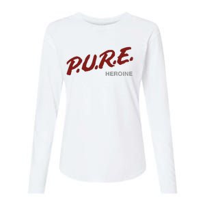 Pure Heroine Womens Cotton Relaxed Long Sleeve T-Shirt