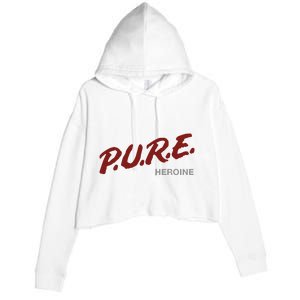 Pure Heroine Crop Fleece Hoodie