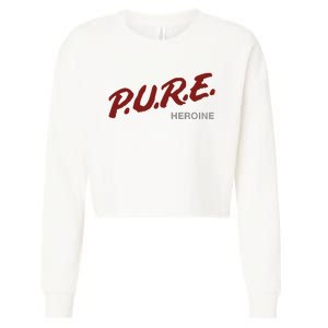 Pure Heroine Cropped Pullover Crew