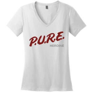 Pure Heroine Women's V-Neck T-Shirt