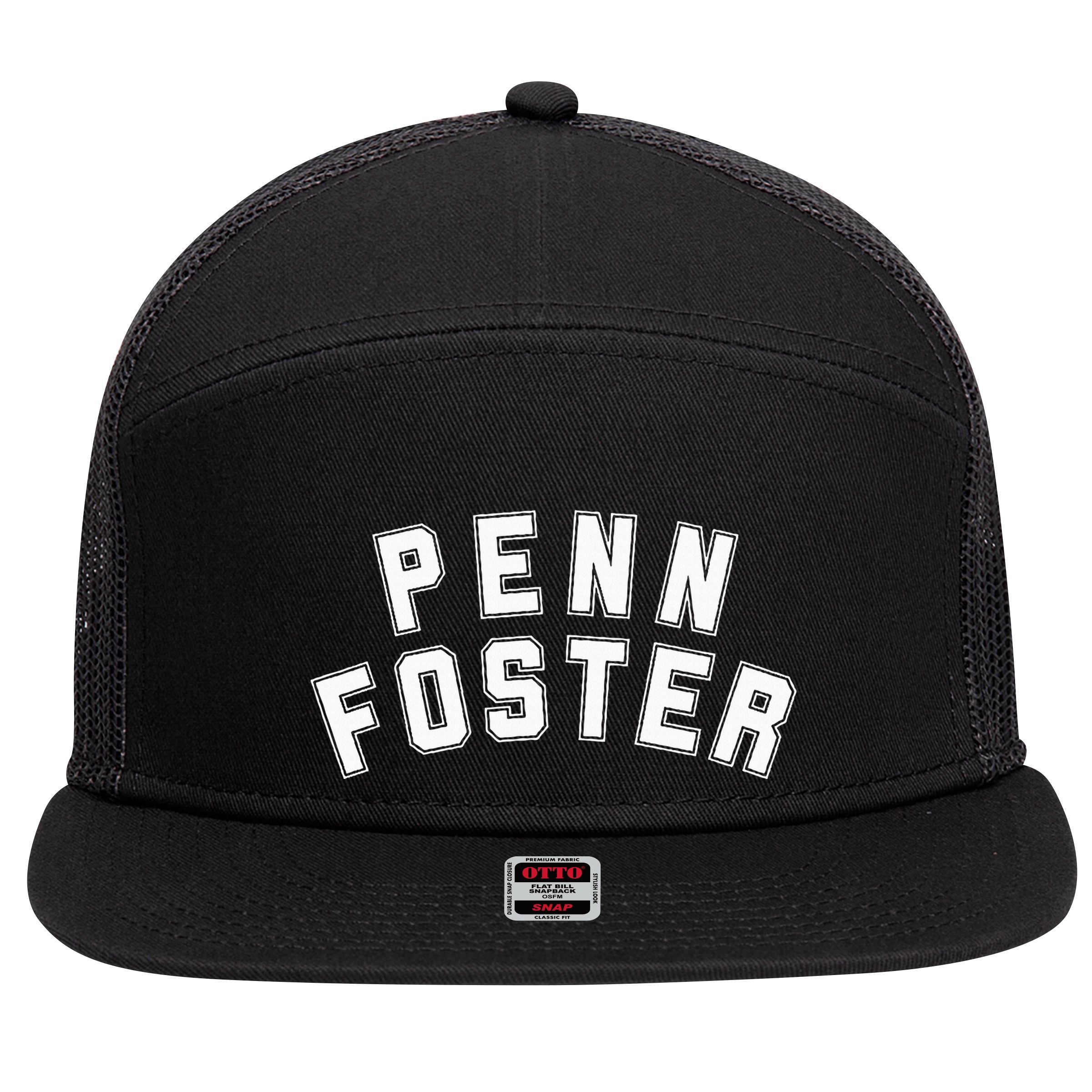 Penn High Penn And Foster Spirit Wear 7 Panel Mesh Trucker Snapback Hat