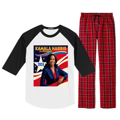 President Harris Raglan Sleeve Pajama Set