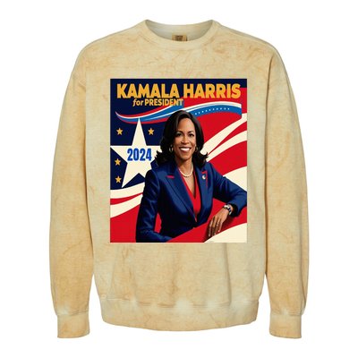 President Harris Colorblast Crewneck Sweatshirt