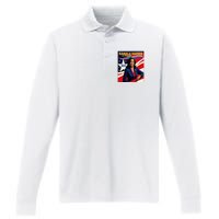 President Harris Performance Long Sleeve Polo