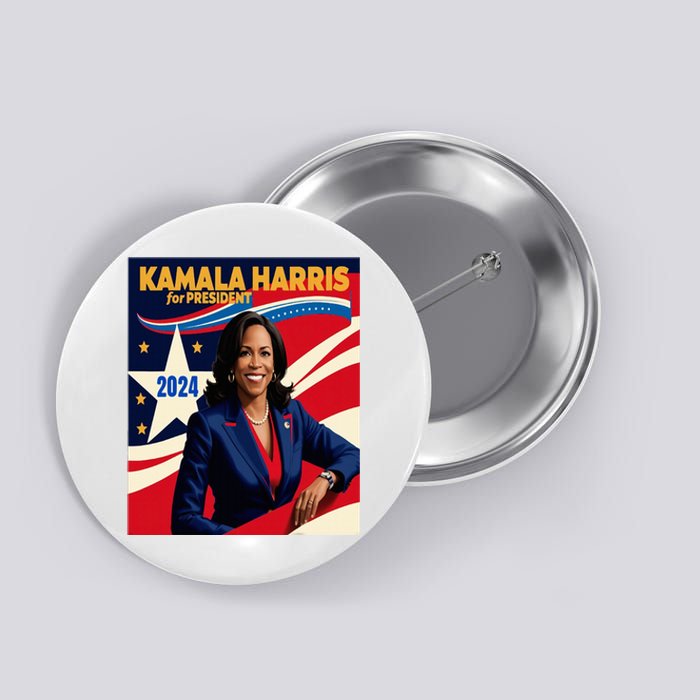 President Harris Button