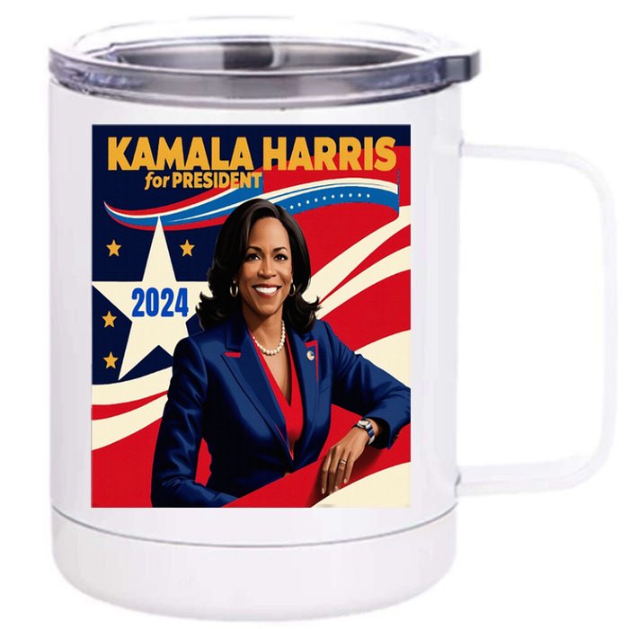 President Harris 12 oz Stainless Steel Tumbler Cup