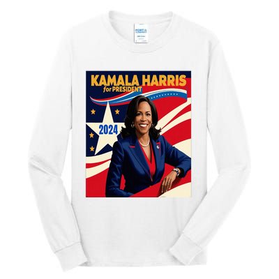 President Harris Tall Long Sleeve T-Shirt