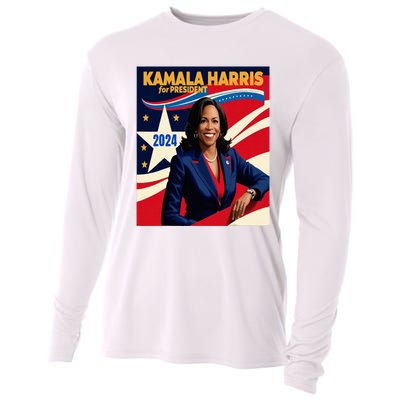 President Harris Cooling Performance Long Sleeve Crew