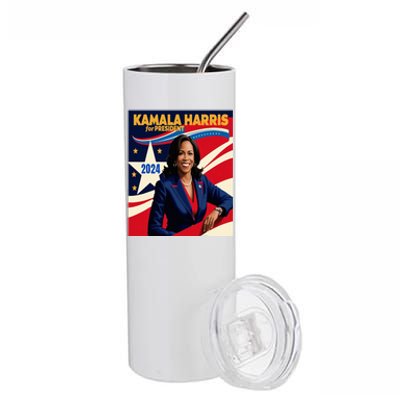 President Harris Stainless Steel Tumbler