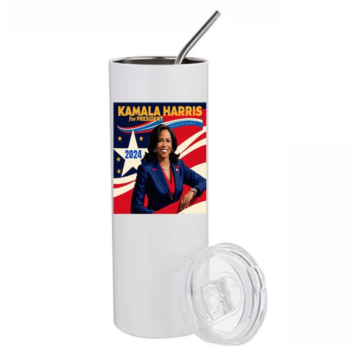 President Harris Stainless Steel Tumbler