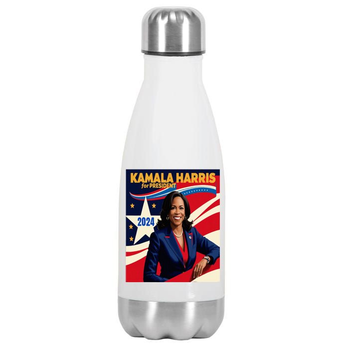 President Harris Stainless Steel Insulated Water Bottle