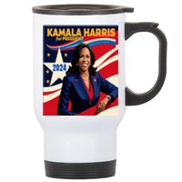 President Harris Stainless Steel Travel Mug