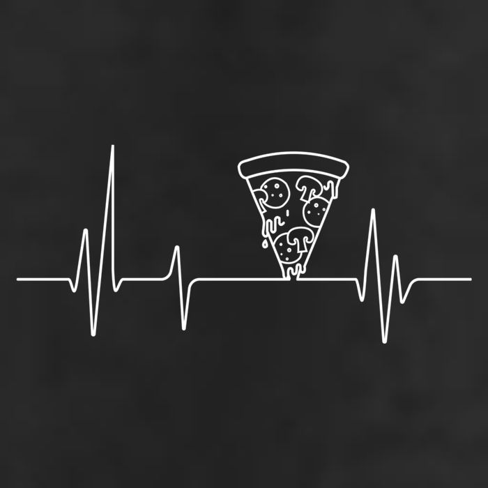Pizza Heartbeat Cool Comfort Performance Bucket Hat