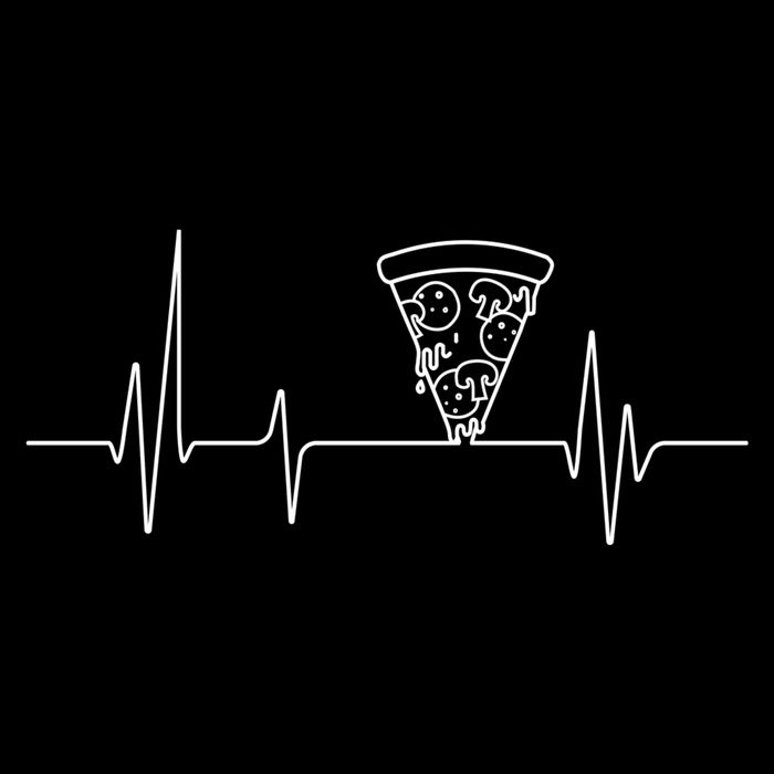 Pizza Heartbeat Backpack