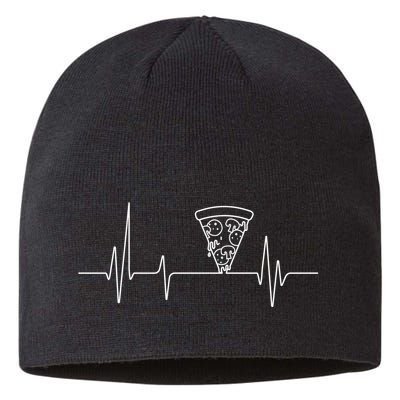 Pizza Heartbeat Sustainable Beanie