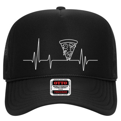 Pizza Heartbeat Trucker Hat
