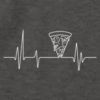 Pizza Heartbeat Vector Backpack