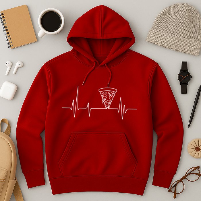 Pizza Heartbeat Hoodie