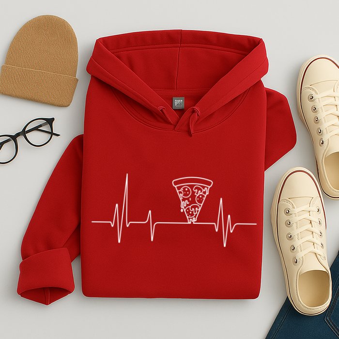Pizza Heartbeat Hoodie