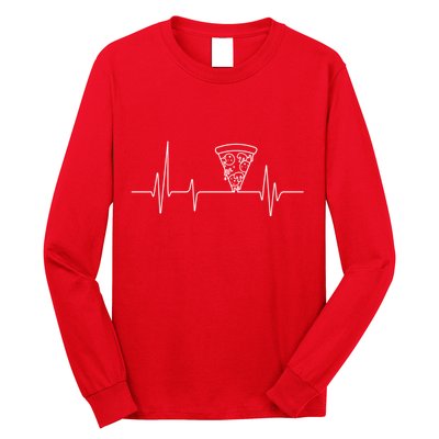Pizza Heartbeat Long Sleeve Shirt
