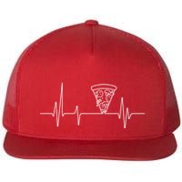 Pizza Heartbeat Flatbill Hat