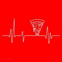 Pizza Heartbeat 25L Jumbo Tote