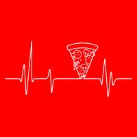 Pizza Heartbeat Baby Bodysuit