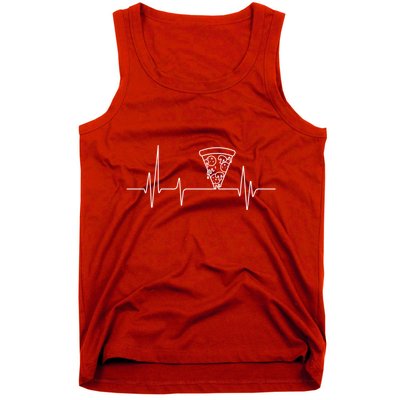 Pizza Heartbeat Tank Top