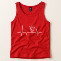 Pizza Heartbeat Tank Top