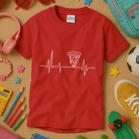 Pizza Heartbeat Kids T-Shirt