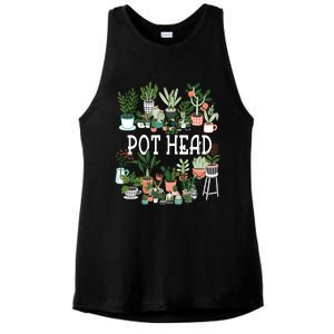 Pot Head Plant Lover GiftCrazy Plant Lady Plant Mom Ladies PosiCharge Tri-Blend Wicking Tank