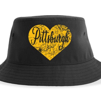 Pittsburgh Heart Sustainable Bucket Hat