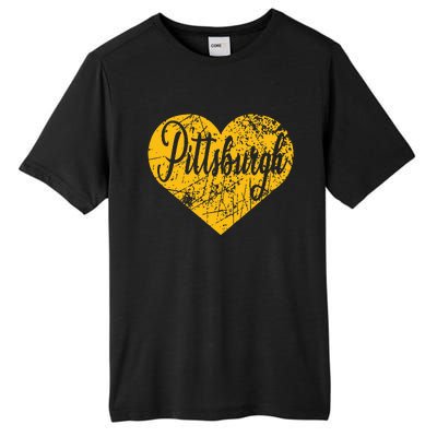 Pittsburgh Heart Tall Fusion ChromaSoft Performance T-Shirt