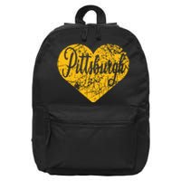 Pittsburgh Heart 16 in Basic Backpack