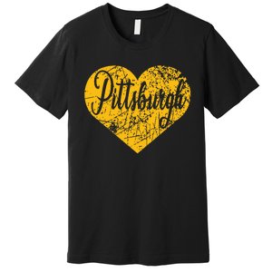 Pittsburgh Heart Premium T-Shirt