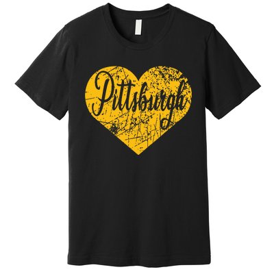 Pittsburgh Heart Premium T-Shirt